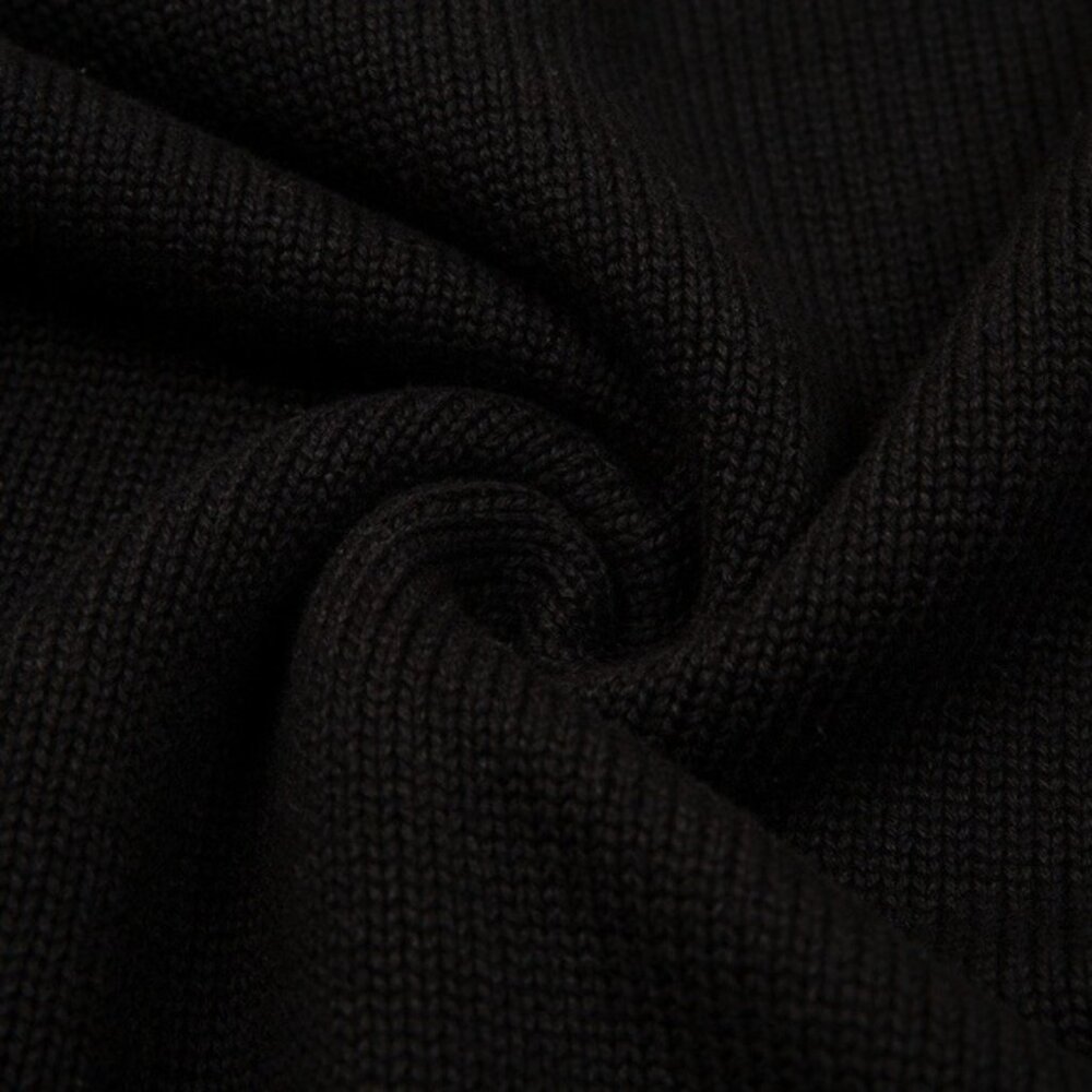 Ami Black Sweater with Bold Red Heart - Picture 5 of 6